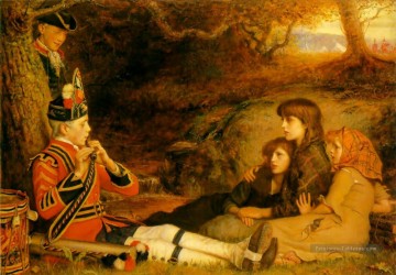  lit Tableaux - le piper préraphaélite John Everett Millais
